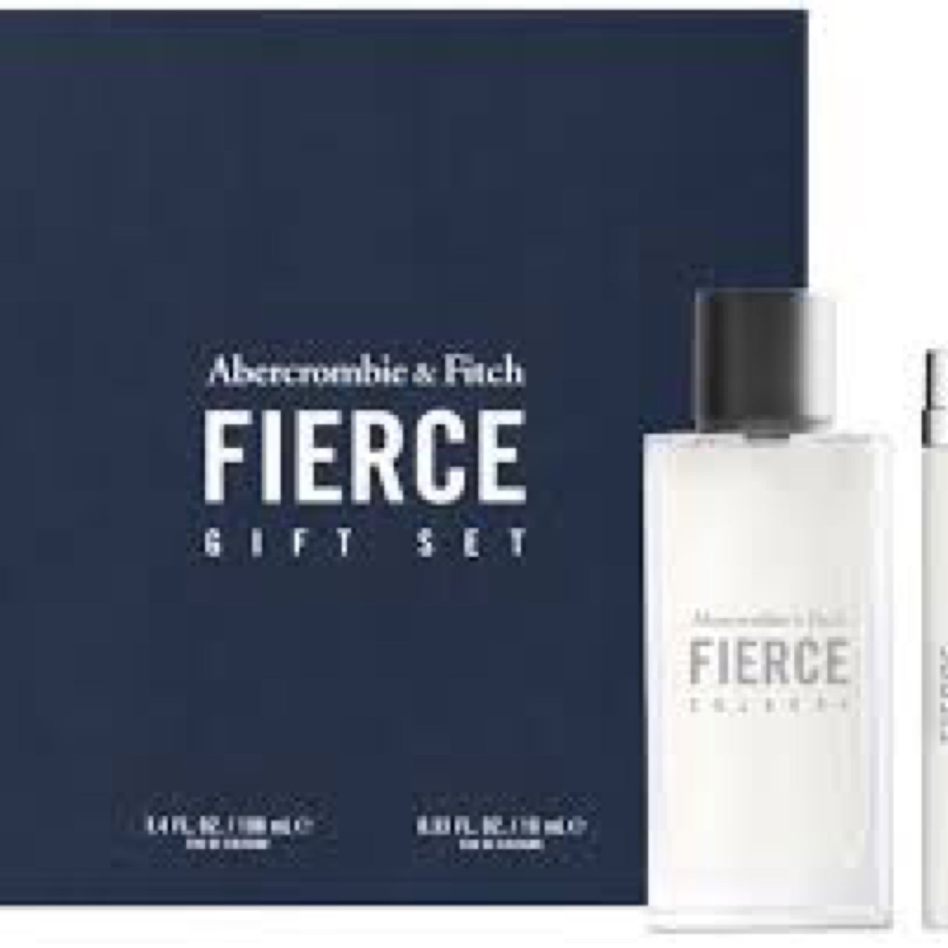 Abercrombie & Fitch Fierce Gift set cologne 3.4 Fl.oz /travel 0.33